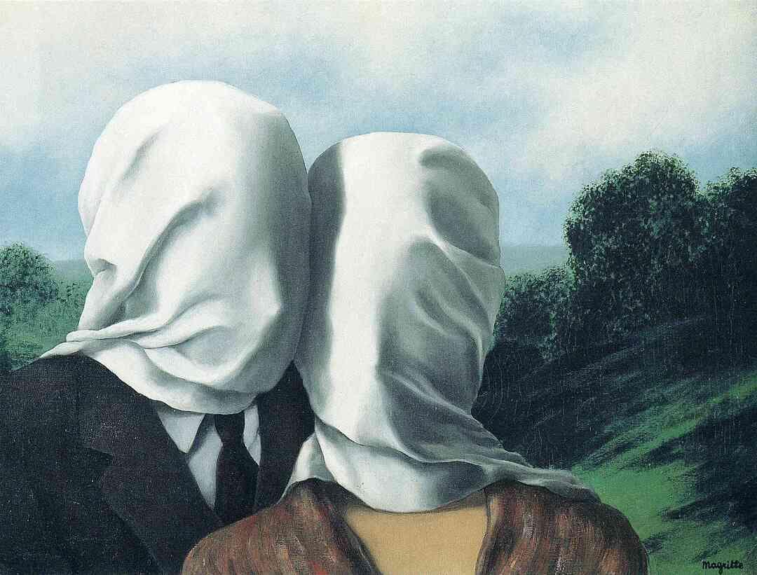 René Magritte's "The Lovers"