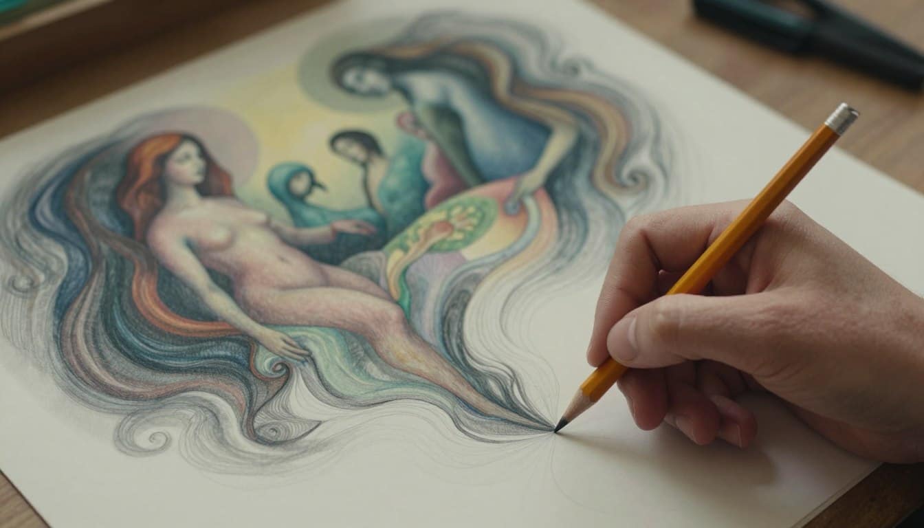 Automatic Drawing (Surrealist Automatism)